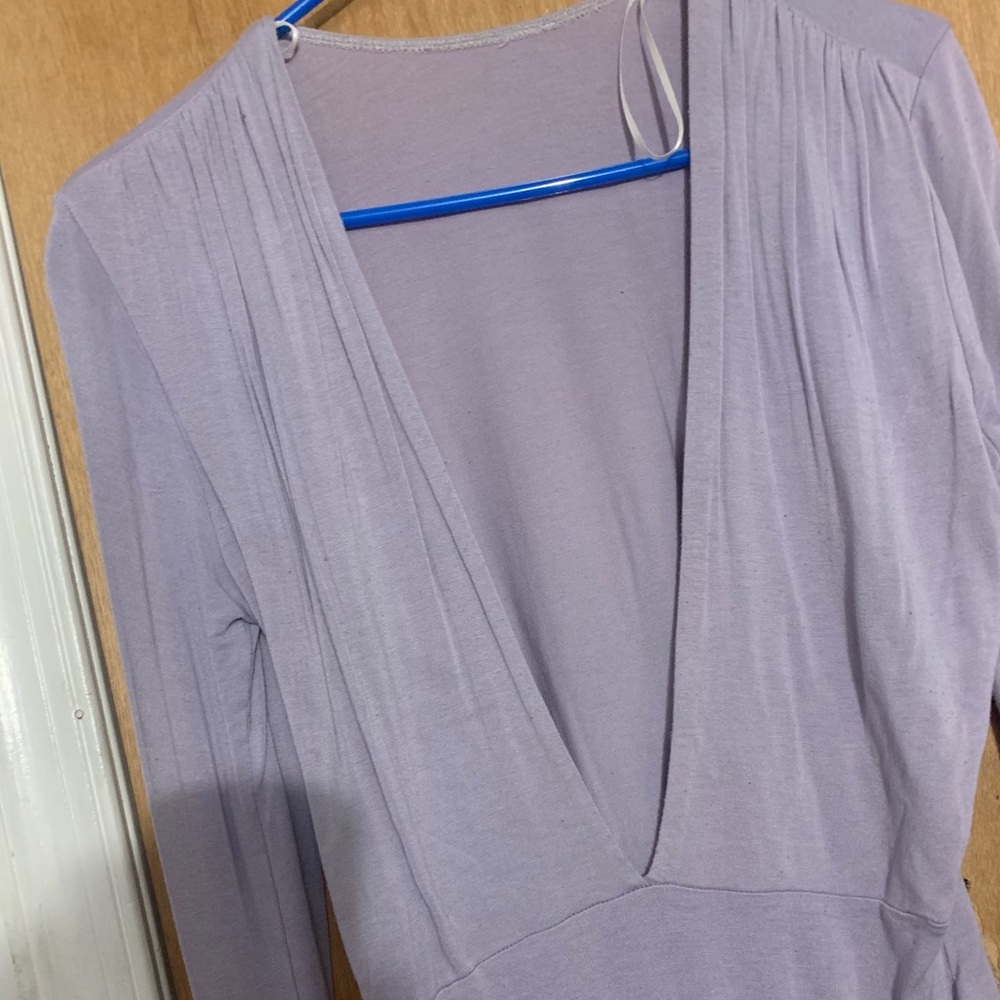 Long Sleeve Deep Necklace
